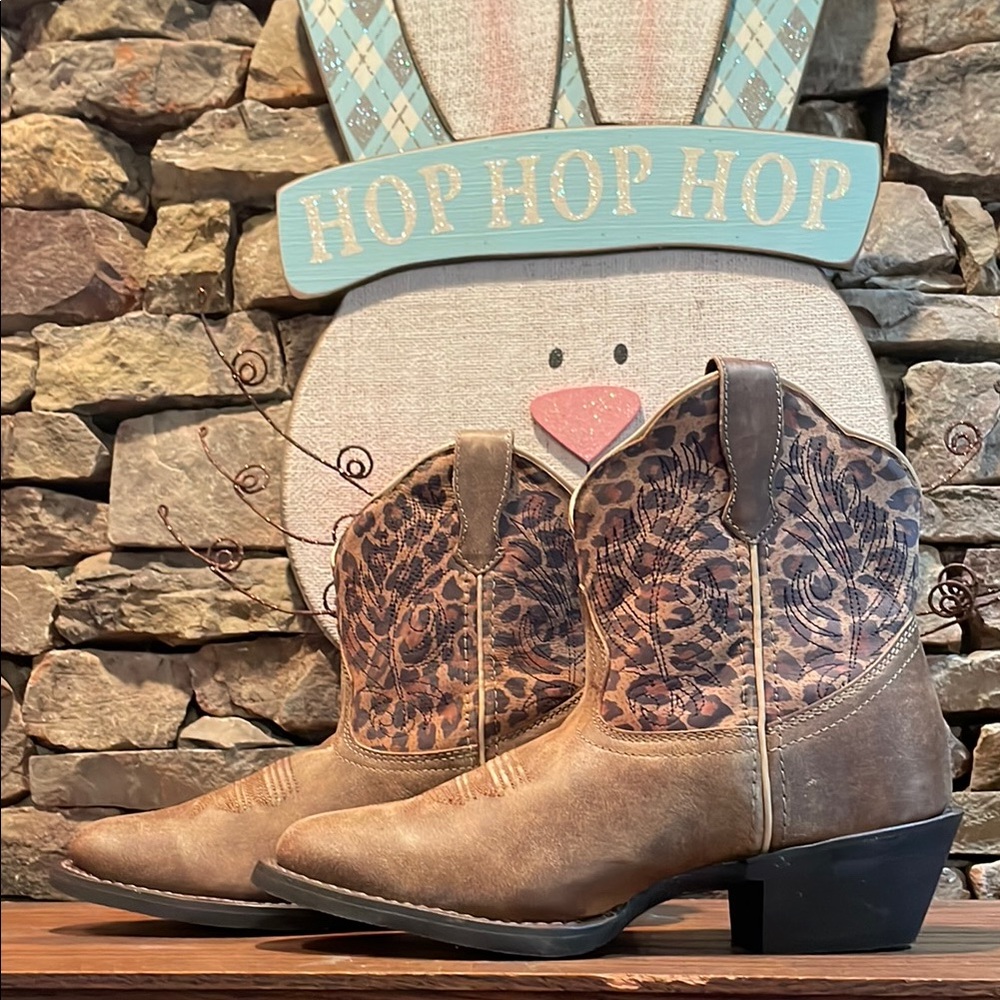 Laredo Women’s Leopard Print Western Fashion Booties